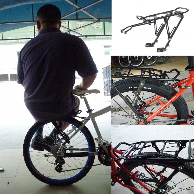 Achter Fiets Rack Bijna Universele Verstelbare Fiets Fietsen Cargo Bagagedrager Rack Heavy Duty