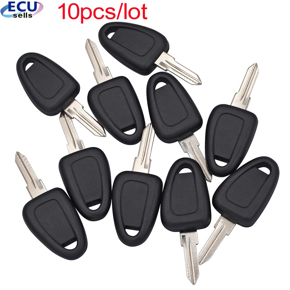 10 Stks/partij, Ongesneden Transponder Sleutel Shell Blank Remote Case Fob Shell Voor Fiat Iveco Auto Key Blanks Covers