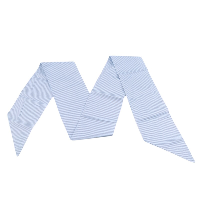 Soft Cotton Newborn Baby Swaddle Wrap Bow Tie Decoration Belt Newborn Infant Photography Props Accessories: light blue stripes