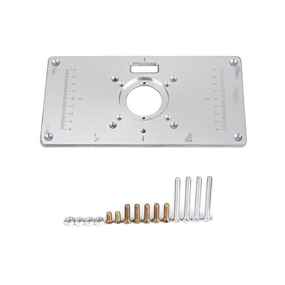 Aluminum Router Table Insert Plate Router Insert Rings For Woodworking Benches Router Table Plate
