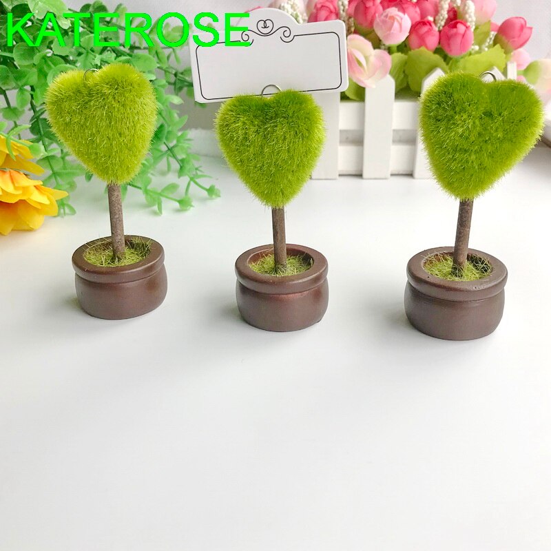 20PCS Wedding Favor Topiary Tree Photo and Place Card Holder Wedding Table Decoration