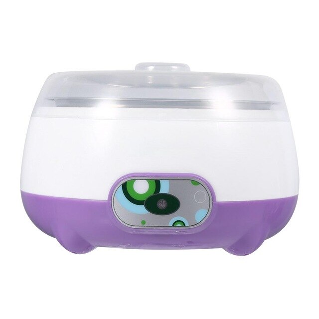 Original Multifunction Electric Automatic Yogurt Maker Machine Household Stainless Steel Liner 1L Capacity Yoghurt DIY Tool: Purple