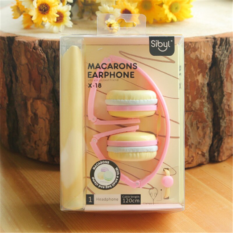 Urodziny prezenty śliczne słuchawki z mikrofonem cukierki kolor składany dla dzieci zestaw słuchawkowy słuchawki do smartfonów dziewczyna dzieci Xiaomi PC Laptop