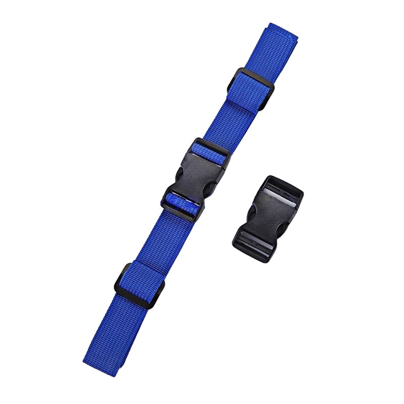 Adjustable Children&#39;s Outdoor Backpack Shoulder Strap Fixed Belt Strap Non-slip Pull Belt Bag Chest Strap: Blue