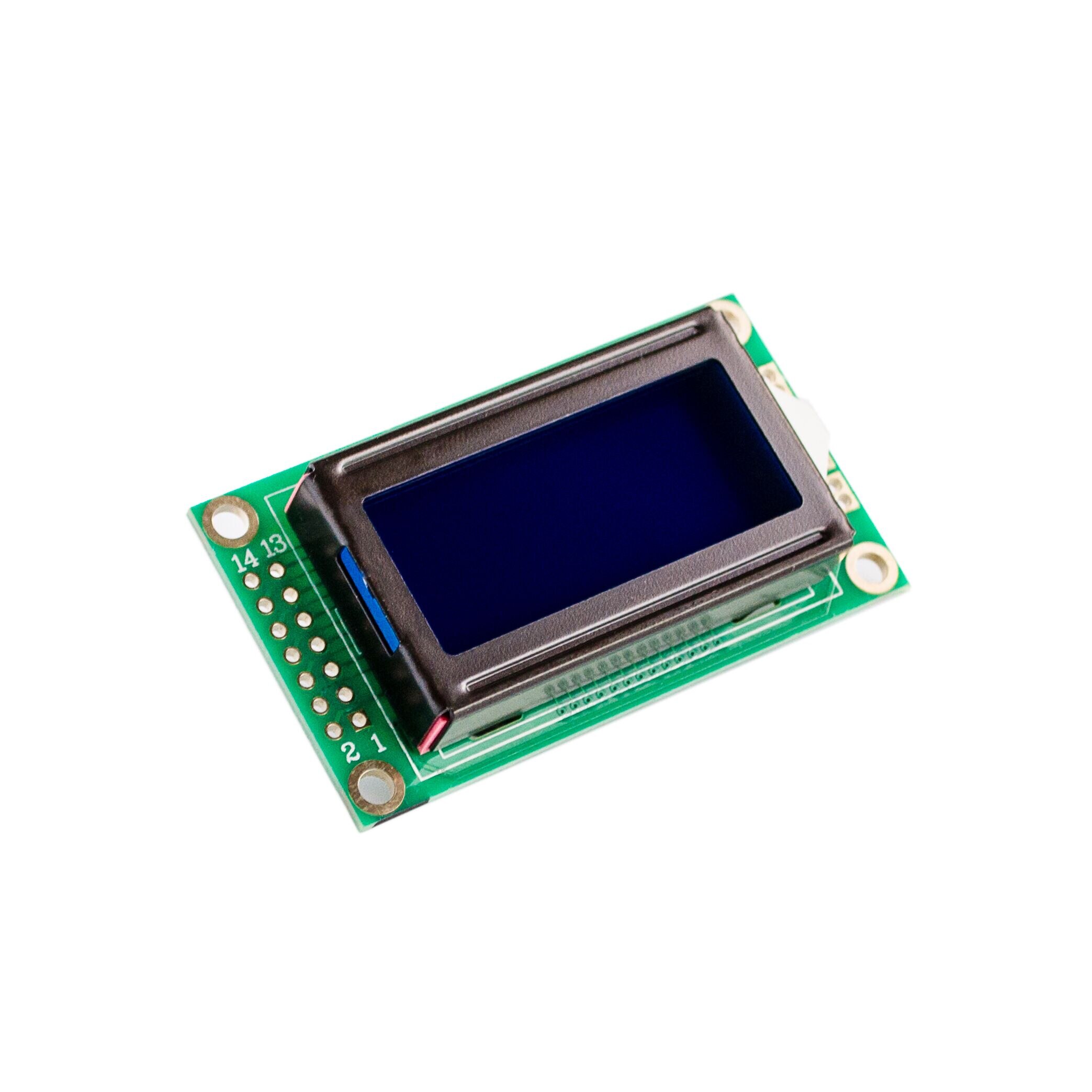 8 x 2 lcd-modul 0802 tegn displayskærm blå eller grøn
