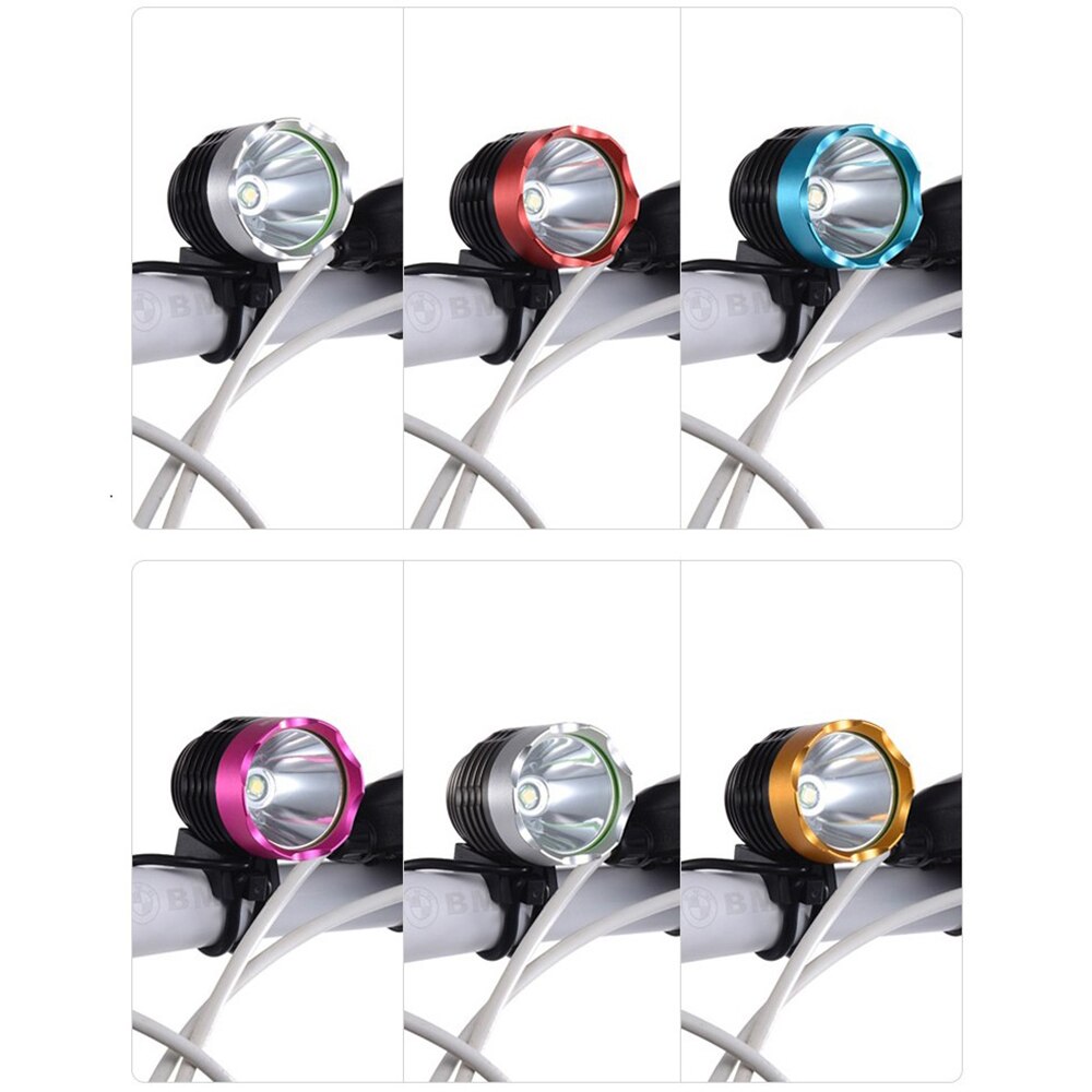 T6 LED Bike Light Front Handlebar Bicycle Spotlight MTB Lamp Riding Headlight DC USB Port for Cycling Mountain Bike Accessory ﻿