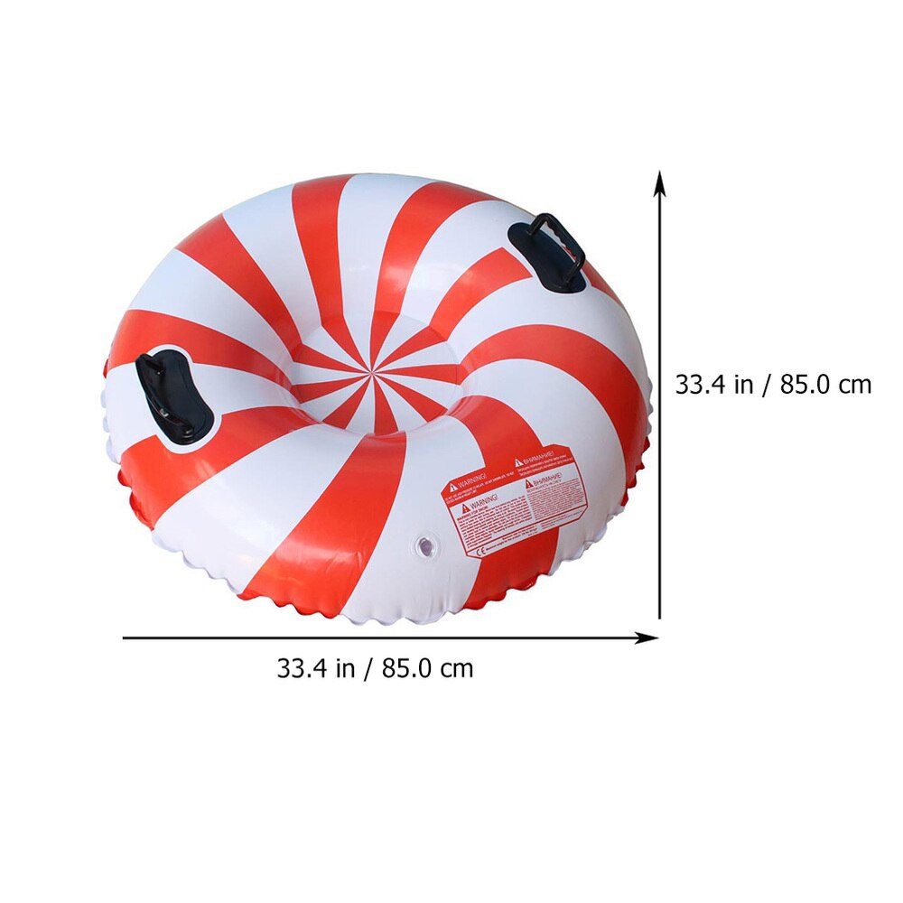 1pc Inflatable Snow Tube Durable Outdoor Snow Tube Winter Snow Tube Inflatable Skiing Tube Inflatable Snow Sled