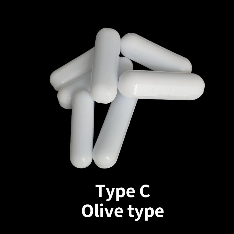 7pcs/Pack Mixed Size Stir Bar PTFE Magnetic Stir Bar Laboratory Teaching Equipment and Supplies: TypeC