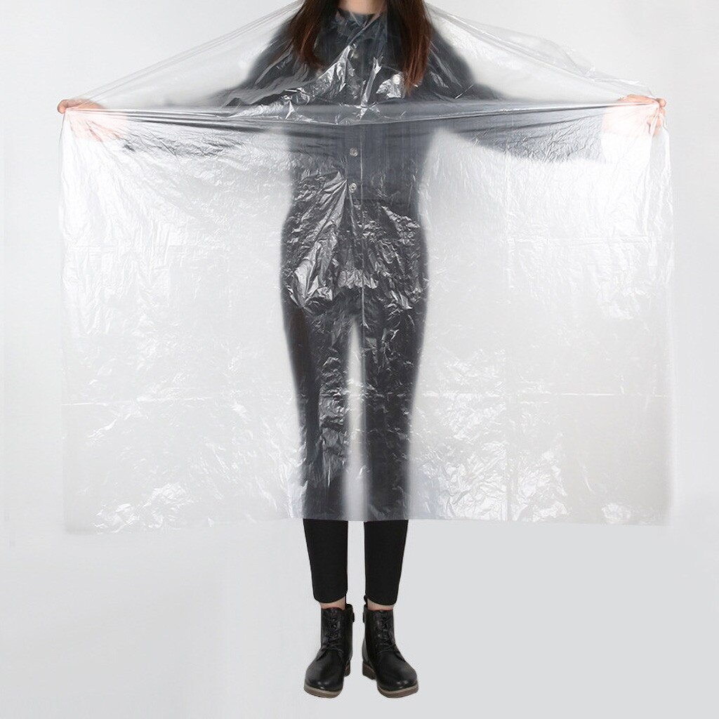 50 Pieces Per Package Disposable Hair Dye Cape Durable Wrap Cloth Hair Salon Haircut Desposable Hairdressing Apron#0513g30