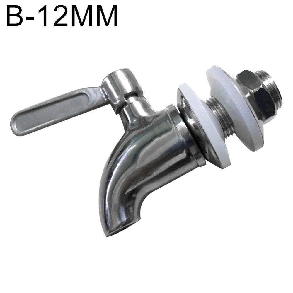 Stainless Steel Beverage Dispenser Faucet High Temperature Resistance Easy to Use Durable Water Wine Barrel Dispenser Faucet: B