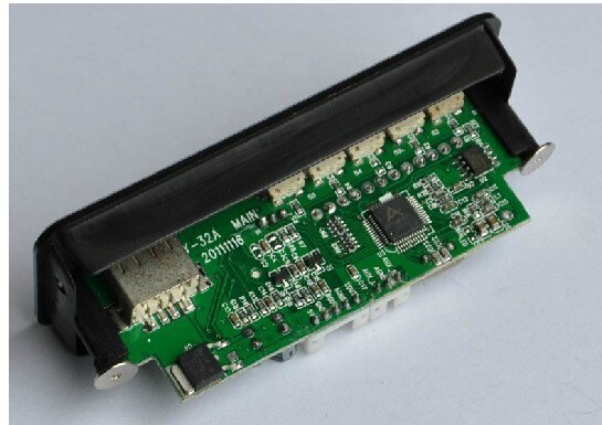 ! 1pcs mp3 decoder module with remote display radio FM ,can use 12V or 5V
