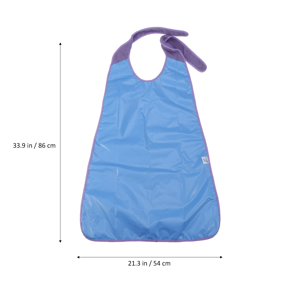 Washable Mealtime Protector Elderly People Meal Bibs Clothing Protector Waterproof Convenient Adult Bib for Adult Old People