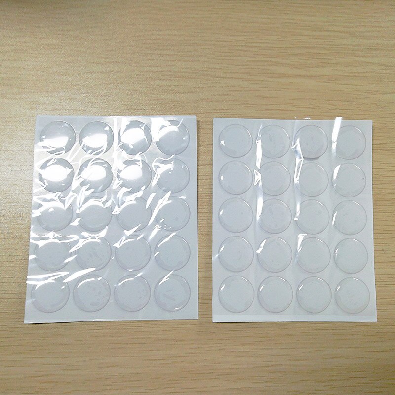 40/50 Uds parche de resina epoxi puntos tapas de botella DIY manualidades redondo 25MM pegatinas de tapa de botella autoadhesiva transparente cristal 3D