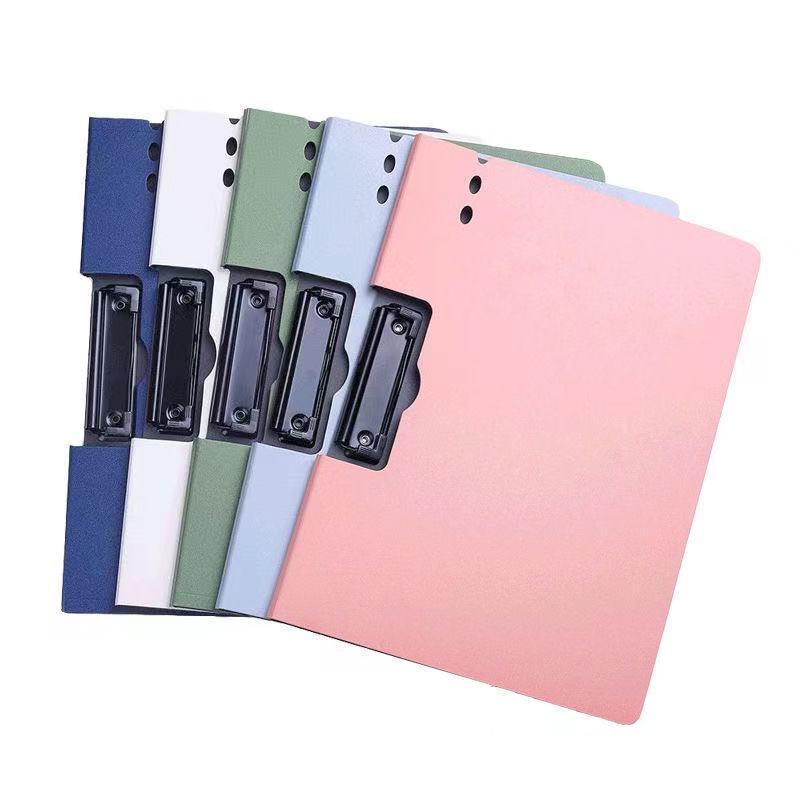 2PC Office A4 Folder Student Papers Resource Booklet Clip File Office Supplies Double Folder Filing Products Organizer Holder
