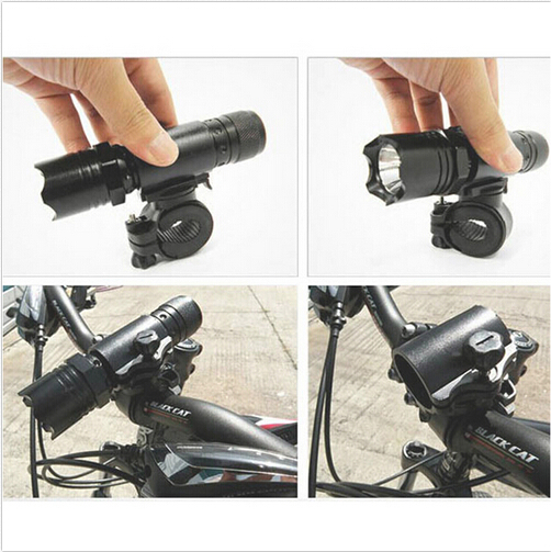 LED Taschenlampe Halterung Halter Sport Zubehör Fahrrad Lichter Montieren Halter 360 Rotation Radfahren Bike Taschenlampe 1PC