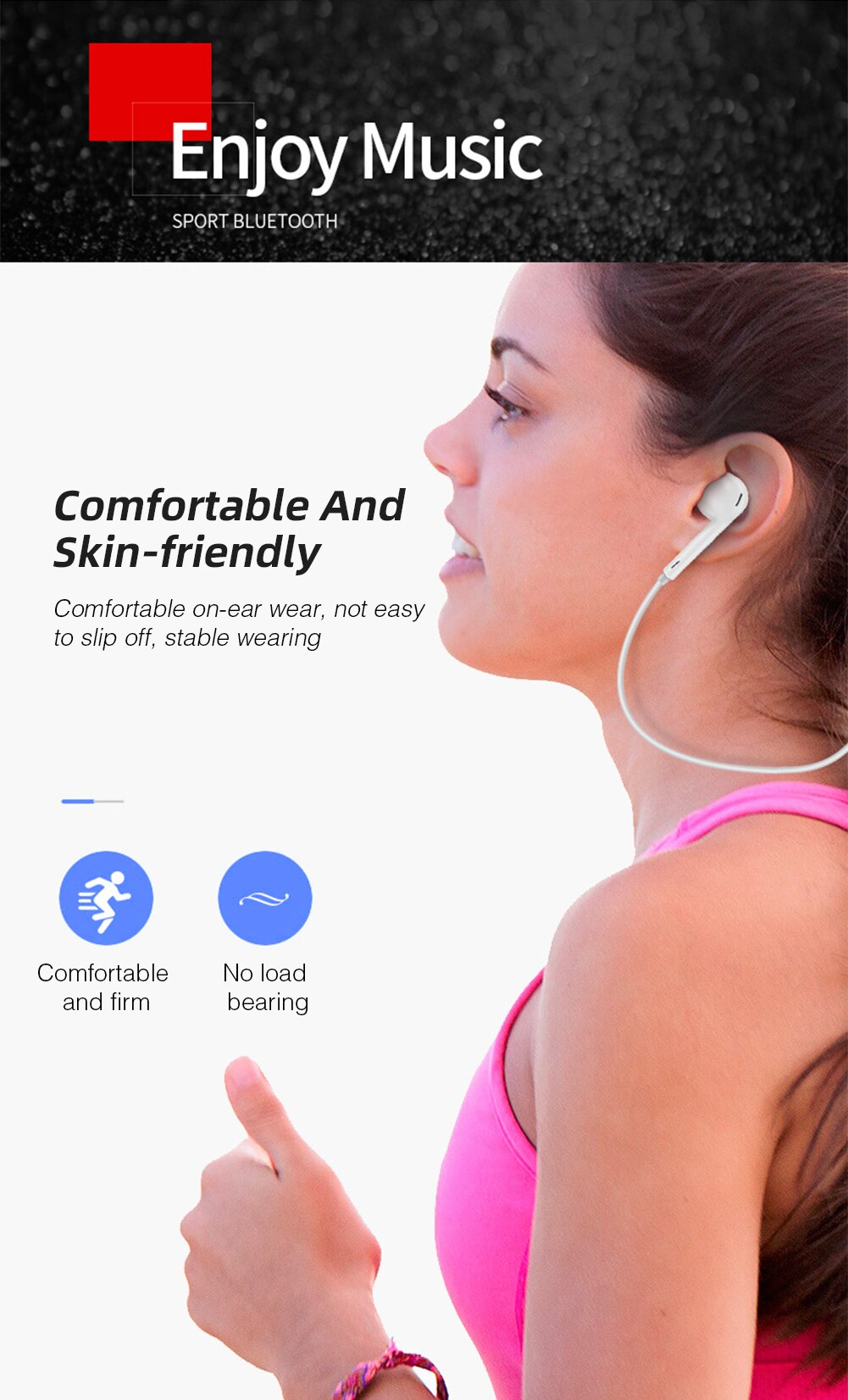 Neueste Drahtlose Bluetooth V5.0 Kopfhörer 3D Stereo Headset Halsband Sport Ohrhörer Bass in-ohr Kopfhörer Mit Mic Für Alle Telefon