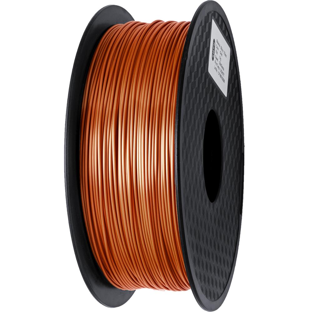 1KG PLA Filament For 3D Printer 1.75mm Filament Silk Filament Muticolor 3d Printer Filament PLA Green Wood Color: Silk copper