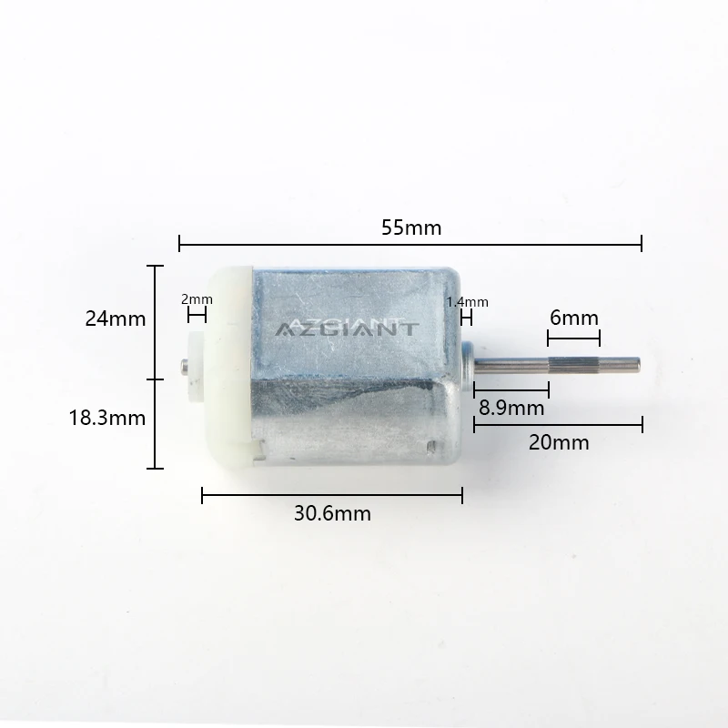 10 pcs AZGIANT FC280 Car latch Door Lock Motor 12V DC folding mirror motor, ESL steer ELV lock motor, gas tank motor fuel engine: Blue