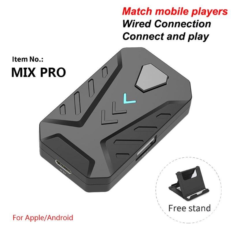 Draagbare Mobiele Gaming Toetsenbord Muis Converter Adapter Mix Pro/Mix Lite Apparaat Tablet Dichtheid Schieten Ruimtebesparend: PRO