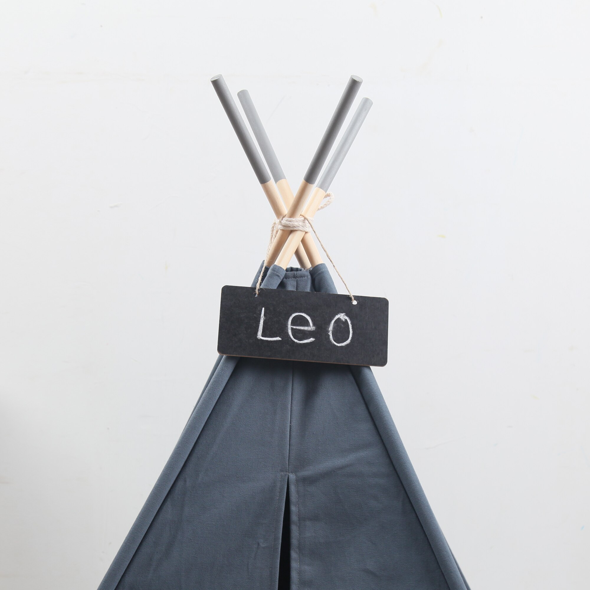 Grau Leinwand Hund Tipi 24 "Basis 25" Hoch