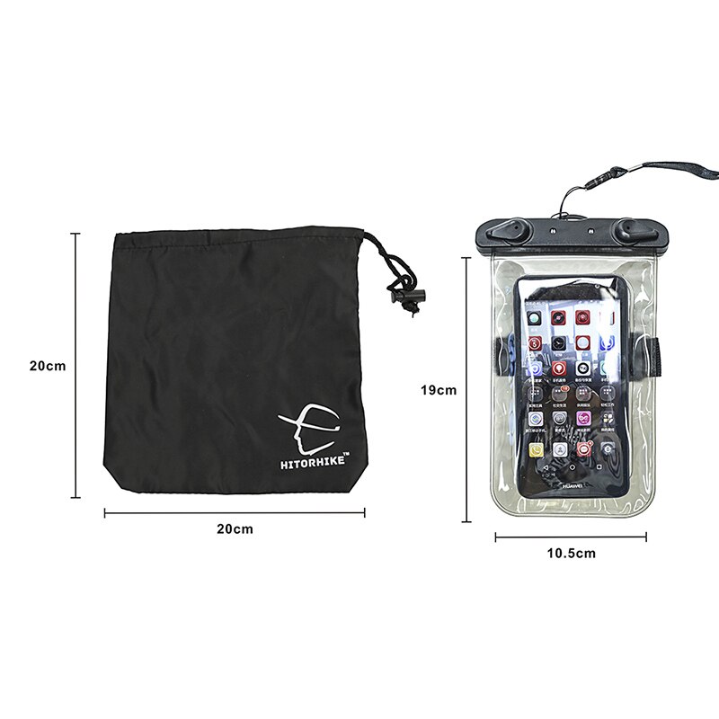 2L pcv na zewnątrz IPX6 worek wodoszczelny suchy torba z etui na telefon trwałe lekkie nurkowanie pływające kemping plecak turystyczny torby robić pływania