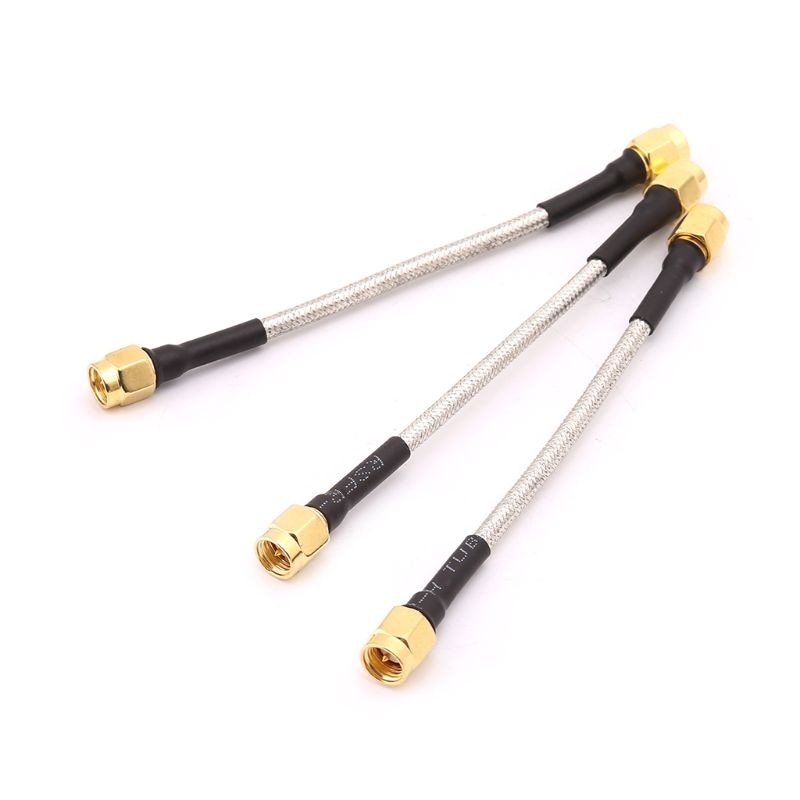 10 Stks/set Sma Male Naar Sma Male RG402 Pigtail Kabel 10 Cm Semi-Rigide Connector Coaxiale Kabels