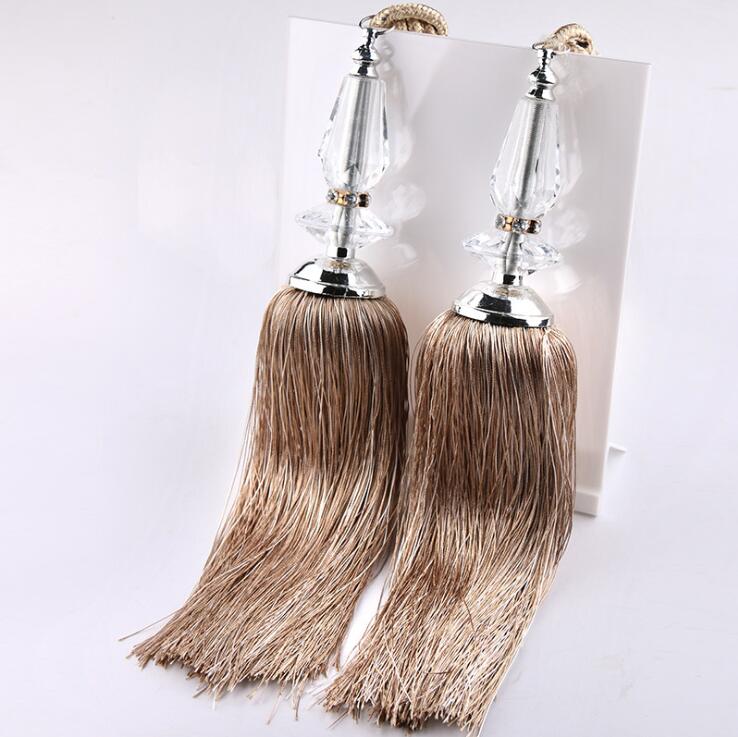 style curtain decoration accessories acrylic crystal hanging ball tassel bandage home textile decoration supplies: NO 8