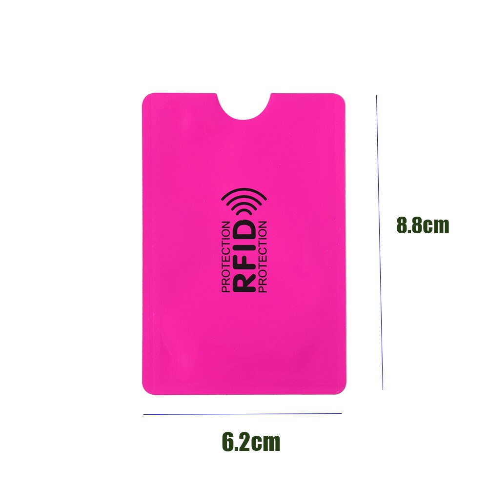 5 kpl rfid -lompakon esto lukijalukko pankkikortin pidike id pankkikorttikotelon suojaus metalli luotto nfc -pidike alumiini