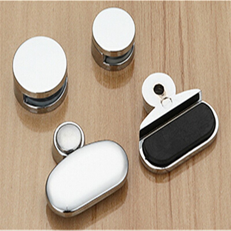 1PC Hinged Bathroom Mirror Glass Fixed Accessories Advertising Plate Glass Clamp Fixed Clip Mirror Fixed Fitting