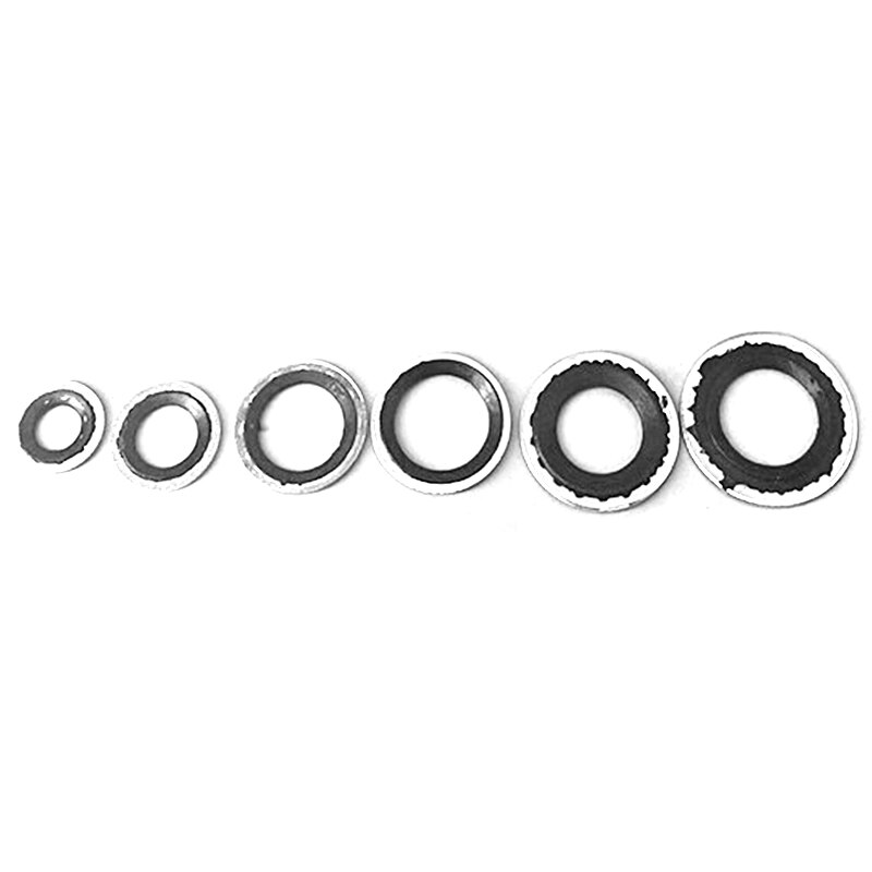 Air Conditioner Pump Washer 30Pcs A/C Compressor Sealing Gasket Washer Set O Ring Assortment Repair Tool