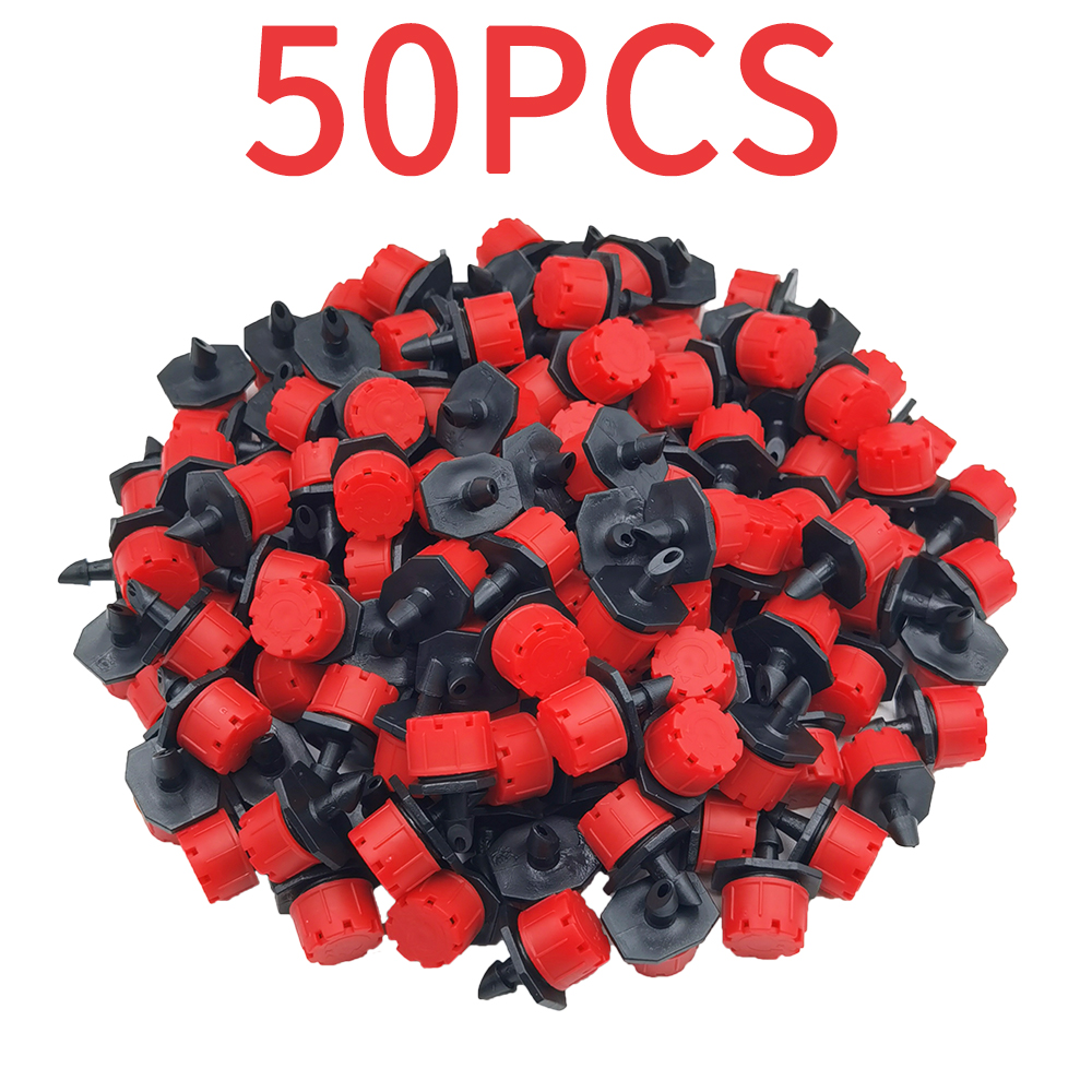 5M-25M DIY Drip Irrigation System Automatic Watering Garden Hose Micro Drip Garden Watering Kits with Adjustable Drippers: Lavender