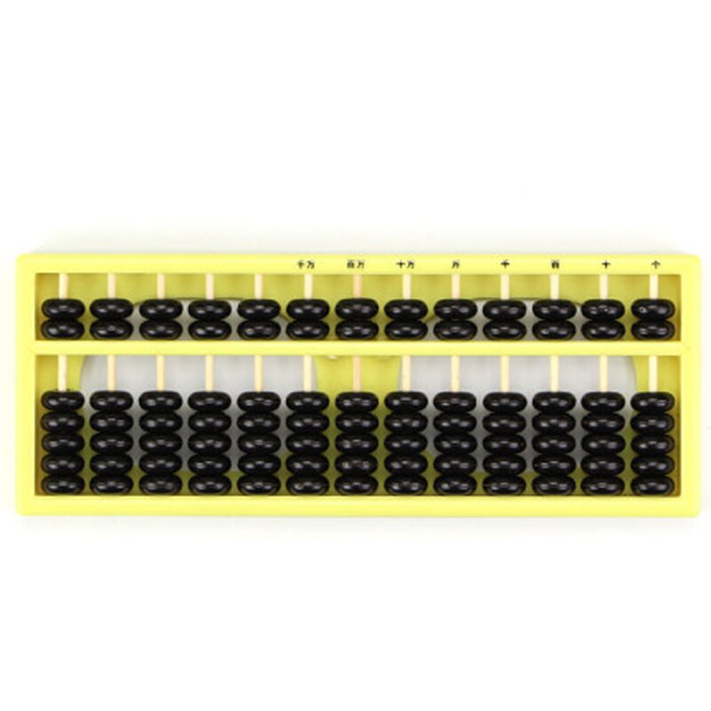 Chinesische Abacus Arithmetik Soroban 13 Ziffern Kinder Math spielzeug Berechnung Werkzeug Chinesischen Abacus Spielzeug Soroban Japanischen Abacus Soroban: Gelb