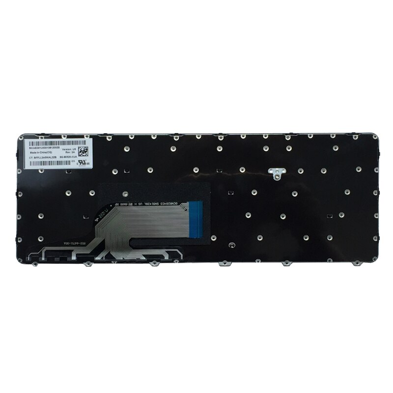 Us laptop -tangentbord för hp probook 430 g3 430 g4 440 g3 440 g4 445 g3 640 g2 645 g2 engelska svart tangentbord med ram
