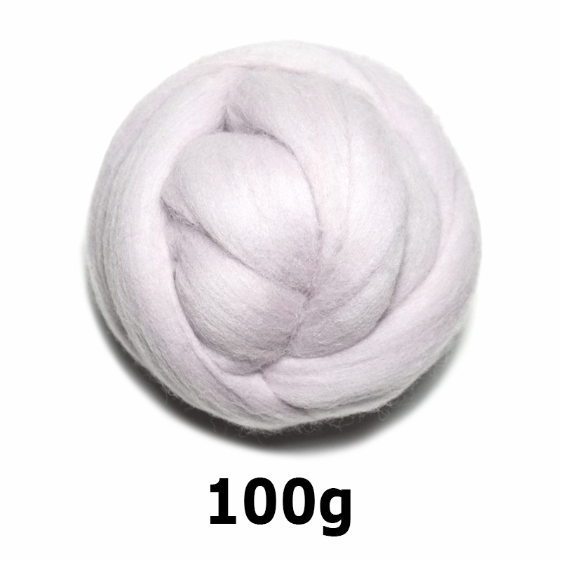 handmade Wool Felt for felting 50g Warm gray Perfect in Needle Felt 37#: 100g