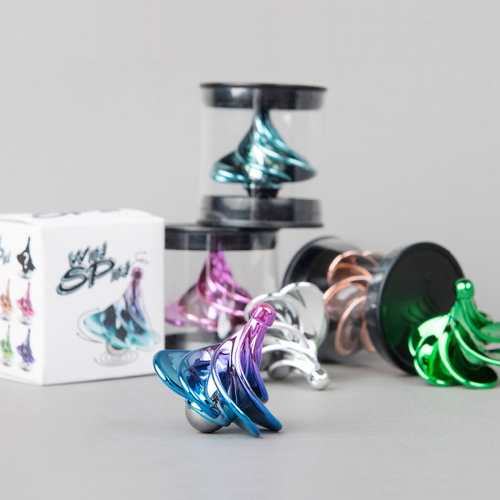 Toupie et doigt jouet roulant pour enfants vent coup tourner Fidget-Spinner éducatif pour les enfants