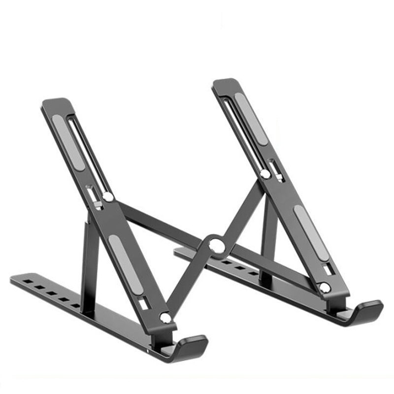 Laptop bracket aluminum alloy computer desktop lift bracket to increase heat dissipation folding portable storage laptop bracket