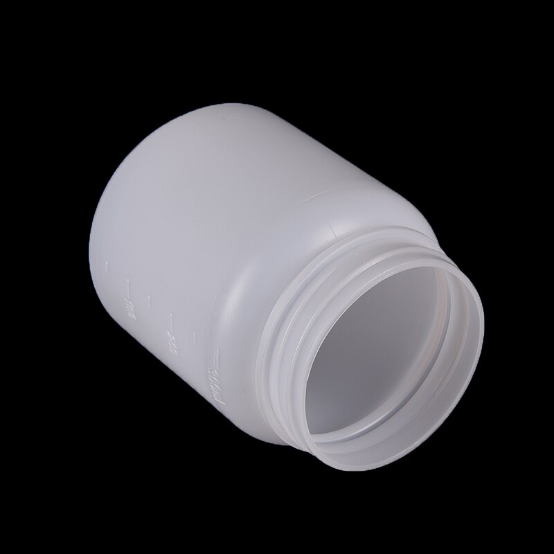 1 stk. laboratoriekemikalieopbevaringskasse hvid plastflaske med bred mund 300ml
