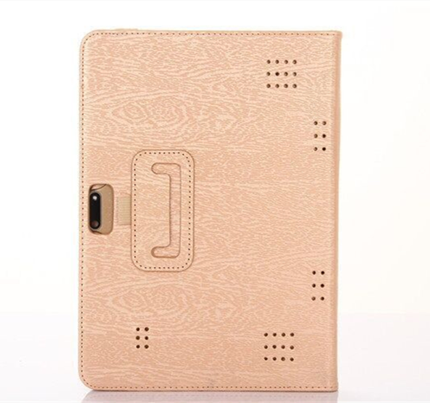 Universele Duurzaam Synthetisch Leer Lichtgewicht stand up Cover Case Voor 10/10. 1 Inch Android Tablet PC Gevallen: Goud