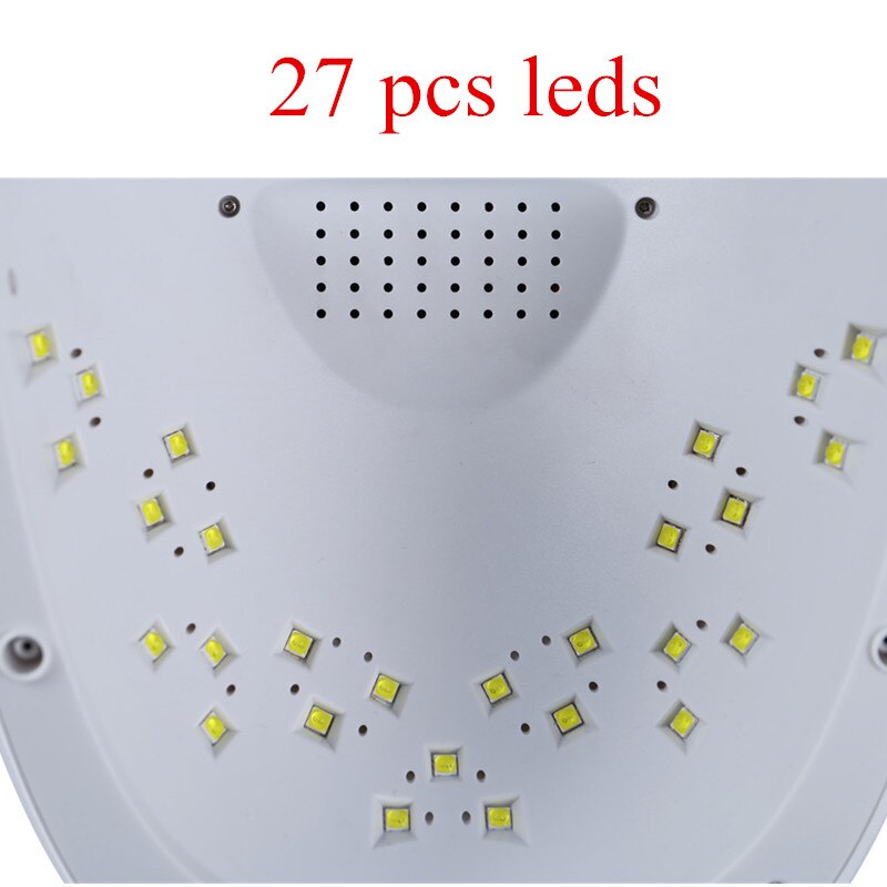 TFSCLOIN lámpara de uñas 60W secador de uñas UV LED Builder Gel barniz con 27 piezas LEDs rápido de la batería seca máquina de secado de uñas inalámbrica