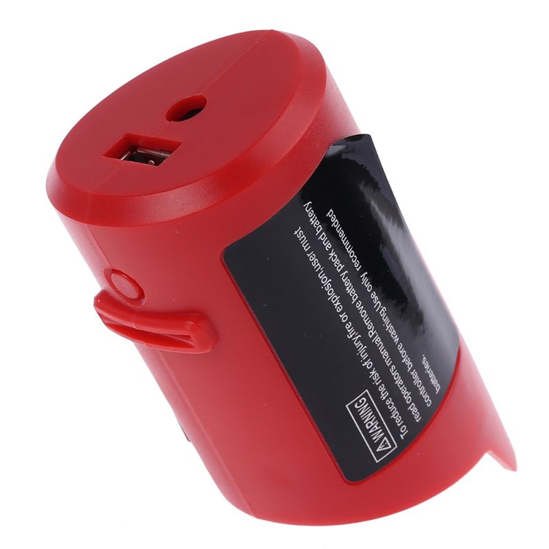 Zapasowa ładowarka USB DC12V M12 dla Milwaukee 49-24-2310 48-59-1201 bateria litowa przenośne lekkie bezprzewodowe źródło zasilania