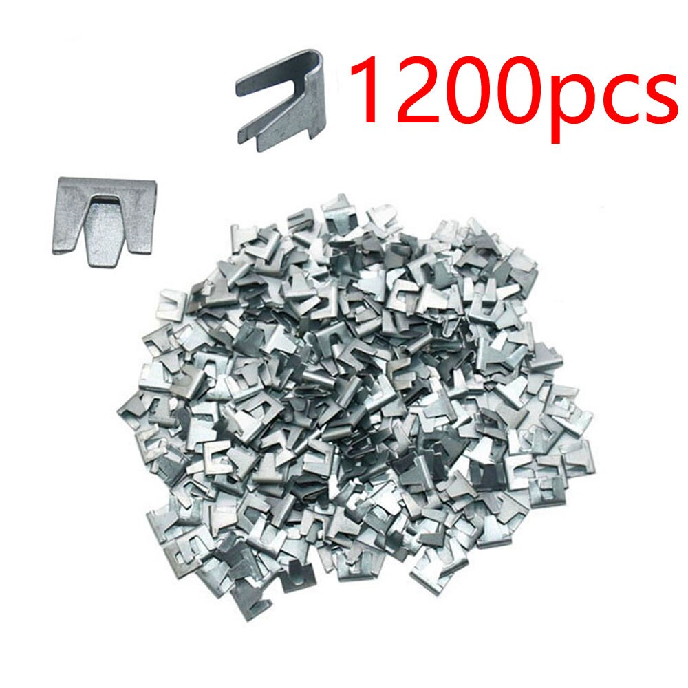1200 Pcs Pet Vogelkooi Huisdier Kooi Duif Kippenhok Konijnenhok Gesp Ijzeren Gesp Kooi Installatie Tool: Default Title