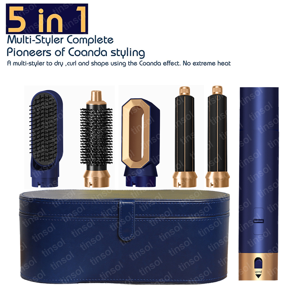 Föhn Multi 5-in-1 haarstyler Krultang Stijltang met haarborstel Haardroger voor föhn Haar Multi Styler