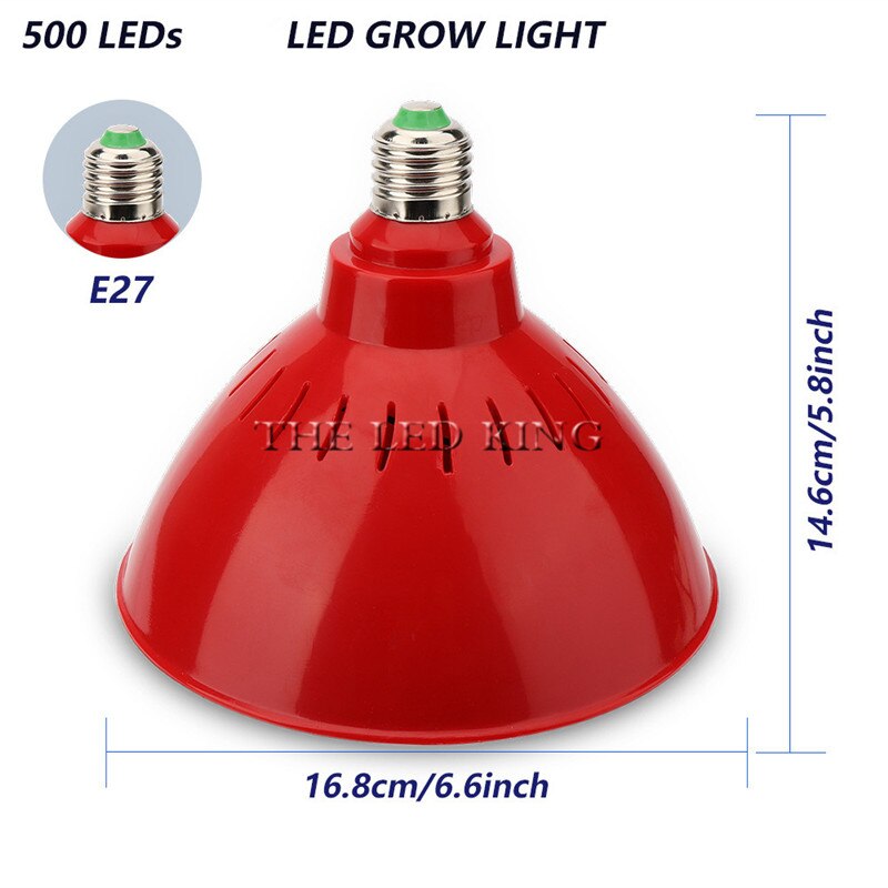600w fullt spekter  e27 220v led plante vokse lyspære fitolampy phyto lampe for innendørs hageplanter blomst hydroponics vokse
