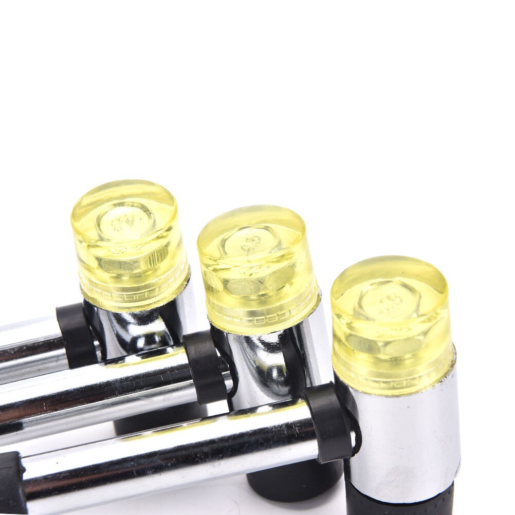 Soft Mallet Tool Woodworking Hand Tools 25mm Double Sided Two-ended Mini Rubber Hammer Work Glazing Window Beads Hammer Head