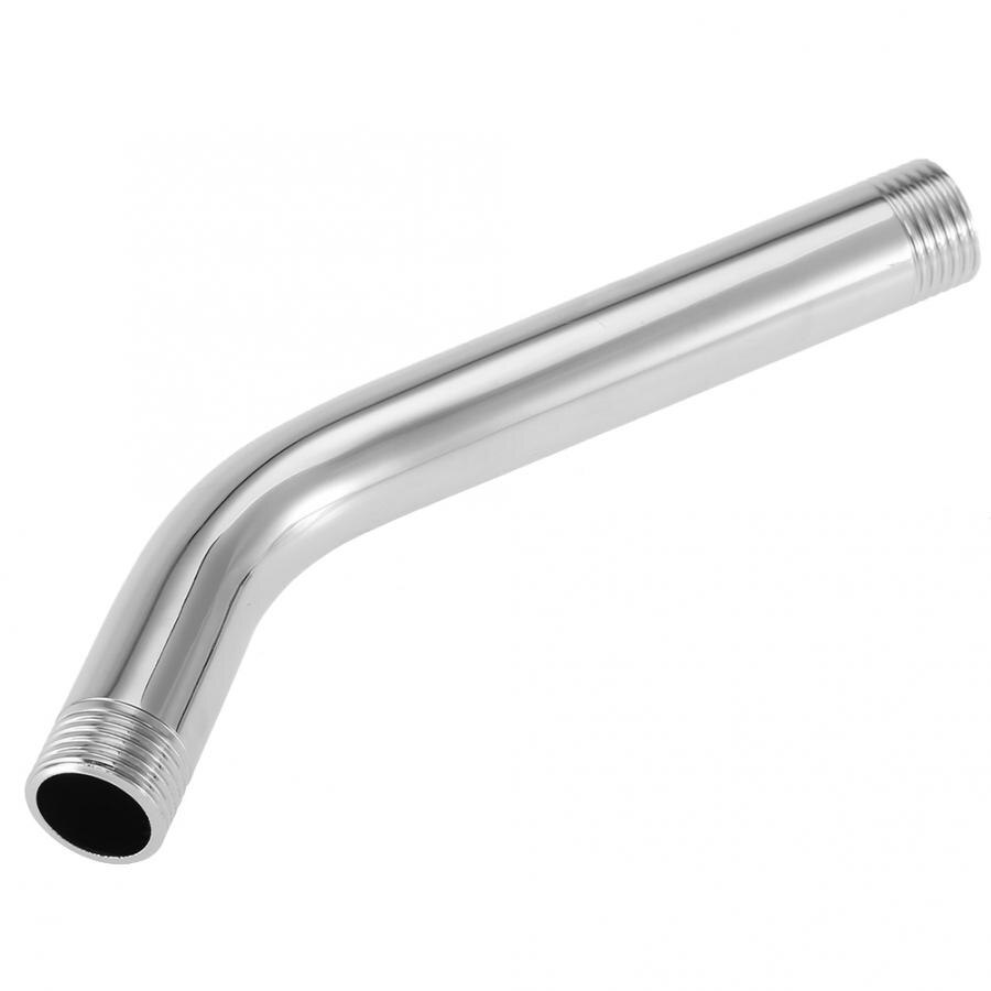 Bruser forlænger 6 '' rustfrit stål rund top bruser arm rør vægmontering til badeværelse loft bruser douche