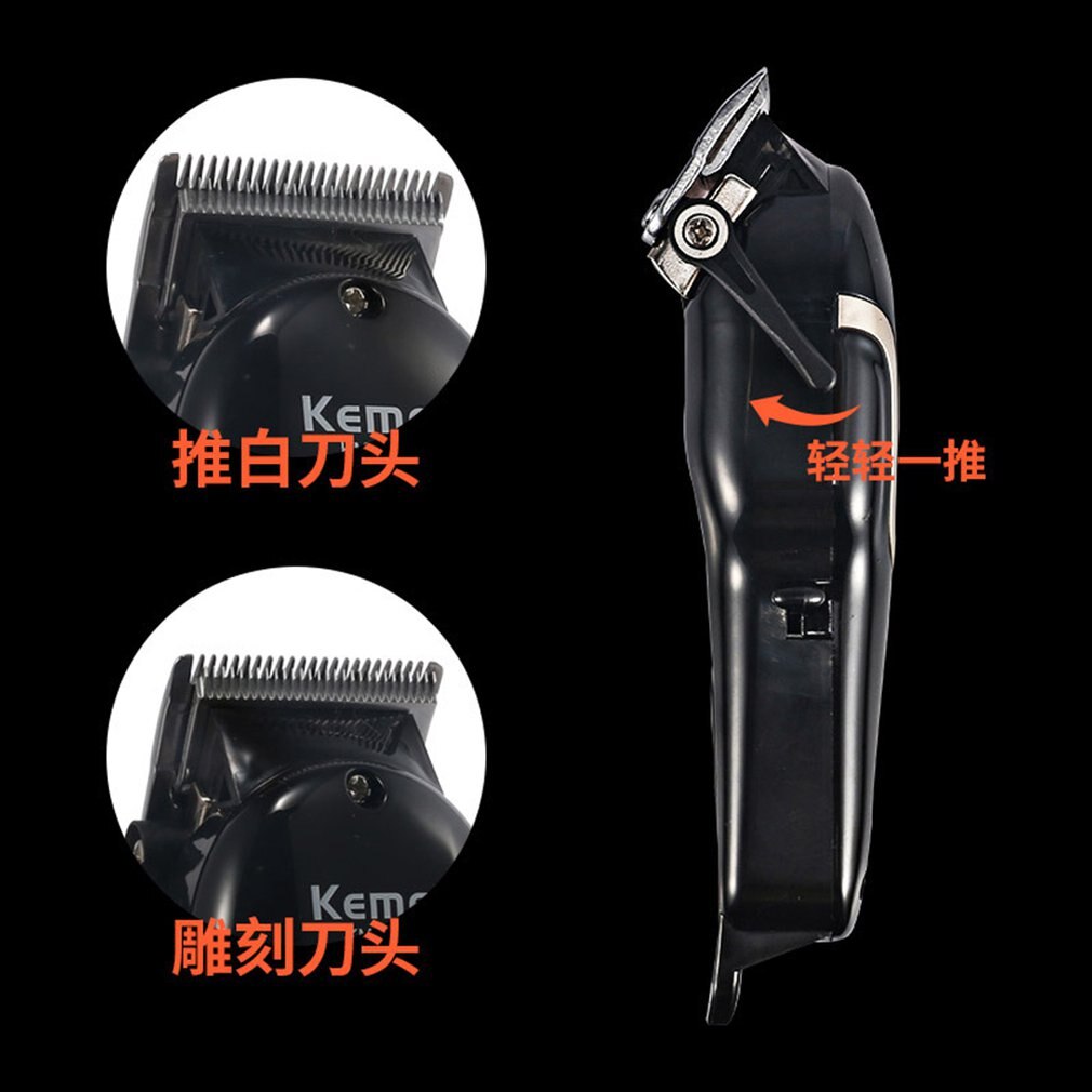Km-3701 Lcd Display Hair Salon Hair Clipper Hair Clipper Haircut Tool Electric Hair Clipper