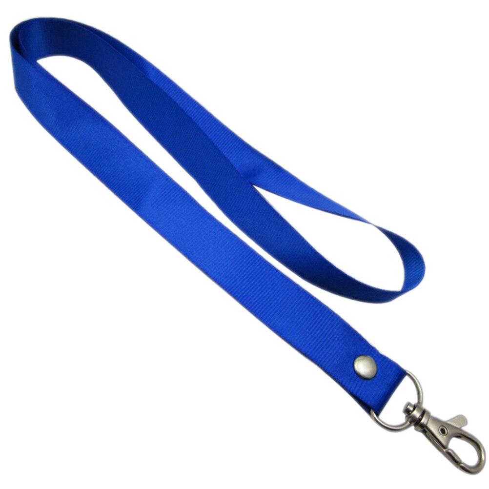 Correa de cuello para llaves, cordón para colgar tarjetas de identificación, nombre, insignia, teléfono móvil, DIY, 1 ud.: Azul
