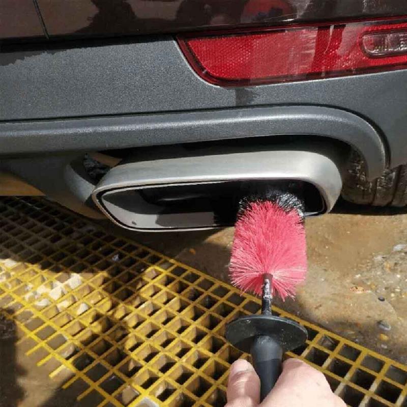Automobile Large Alloy Wheel Cleaning Brush Detailing Valeting Brush Non Scratch Car Wheel Brush