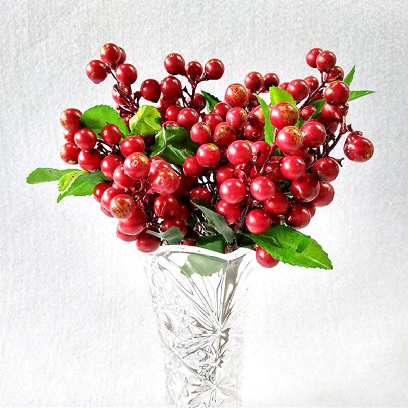 Moras artificiales decorativas para decoración del hogar, frutas y frutas, para oficina, fiestas, bodas y fiestas