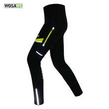 WOSAWE Mens Women Thermal Cycling Pants Bicycle Bike Winter Windproof Tights Men's Racing Cycle Warmth Trousers